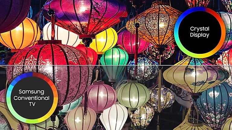 màu sắc sống động Tivi Samsung 50TU8000