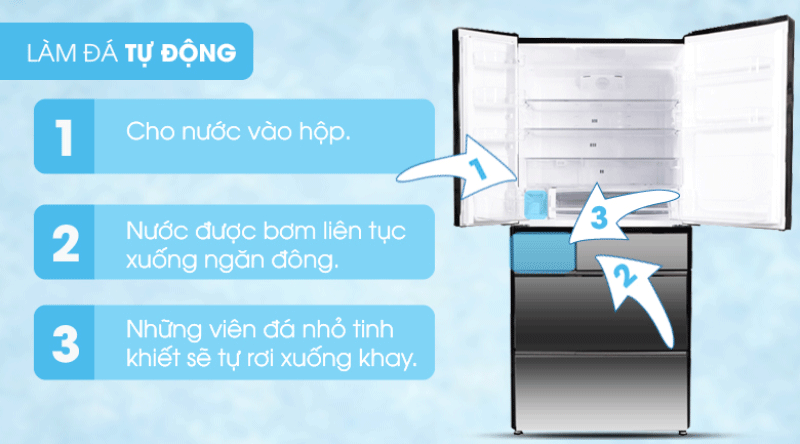 Làm đá tự động