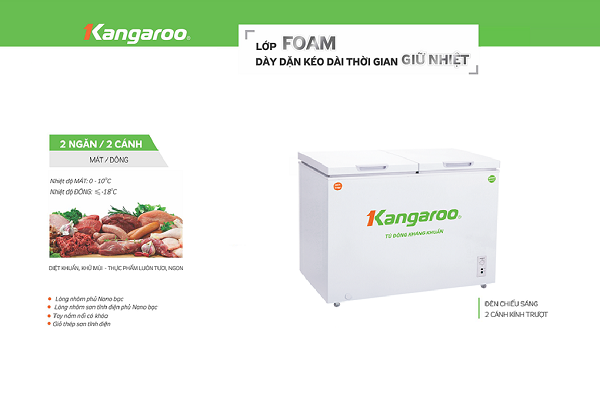 Tủ đông Kangaroo KG488C2