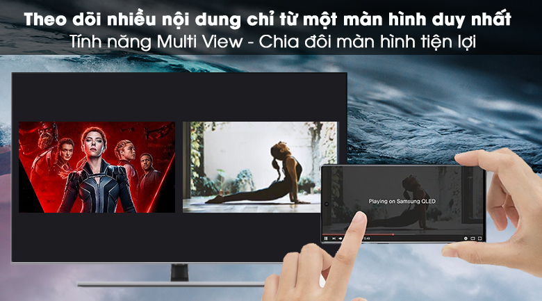 Tivi Samsung 55Q70TA với công nghệ multi View