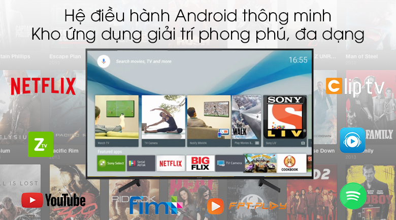 hệ điều hành Tivi LED Sony 43X8000G