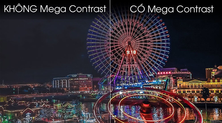 công nghệ Mega Contrast